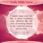 Bible Isaiah 44 22 Prayables