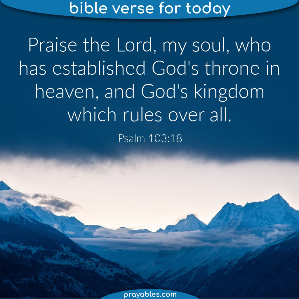 Bible Psalm 103 18 Prayables