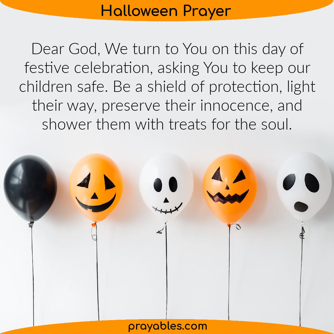 Prayer: for Halloween - Prayables