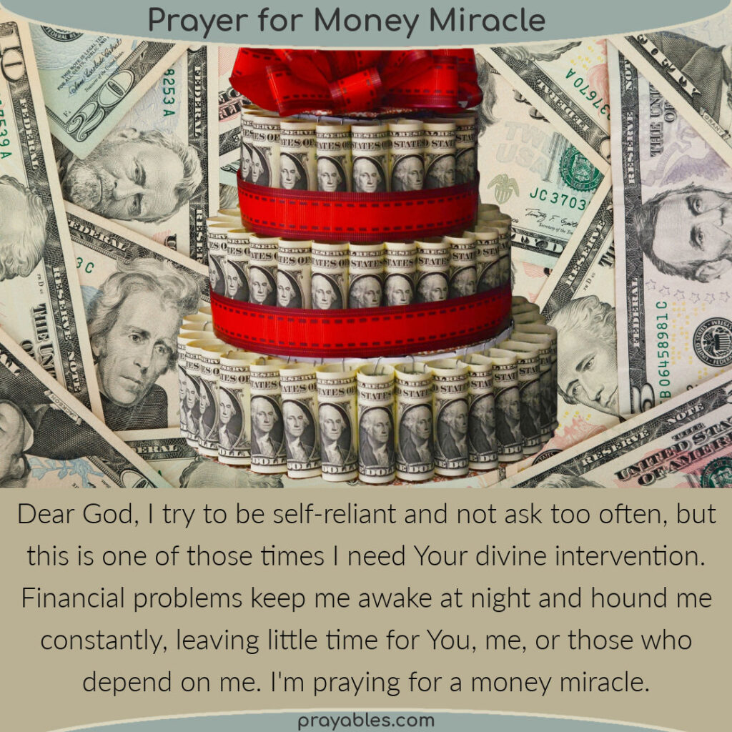 Prayer: For Money Miracle - Prayables