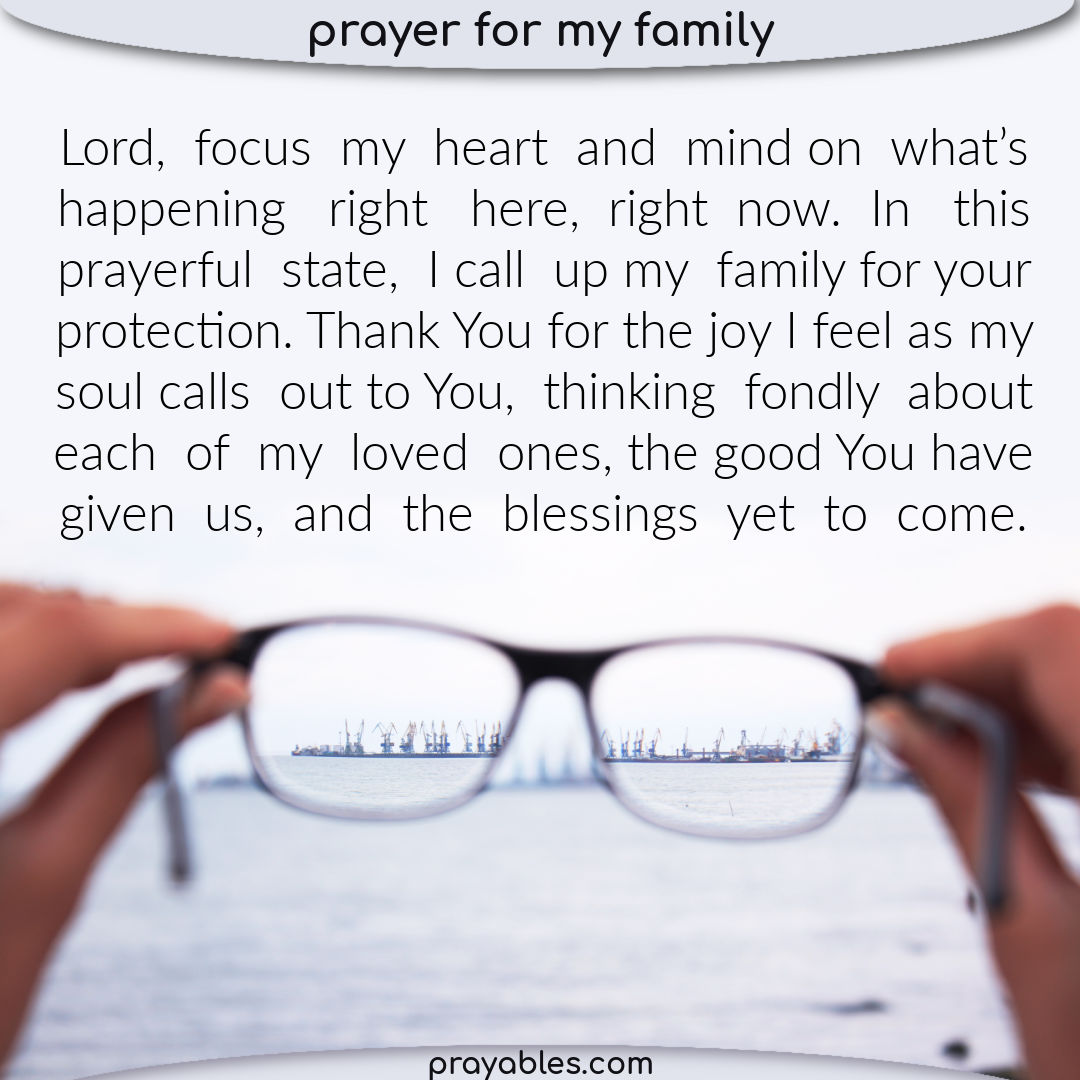 Prayer: for My Family - Prayables