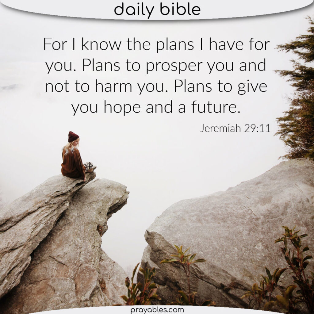 Bible Jeremiah 29 11 Prayables