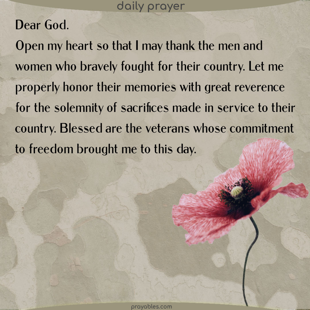 Prayer: Military Veterans - Prayables