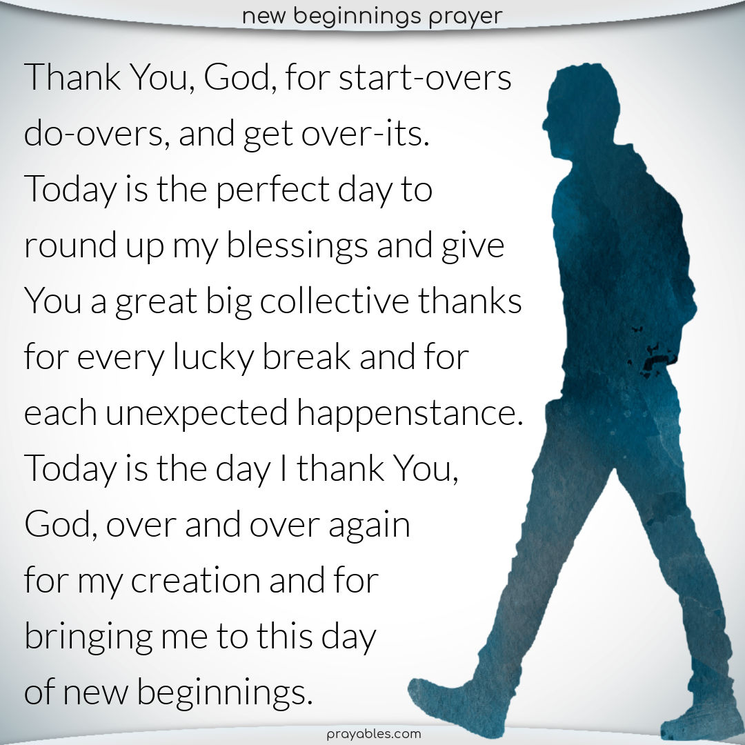 Prayer: New Beginnings - Prayables