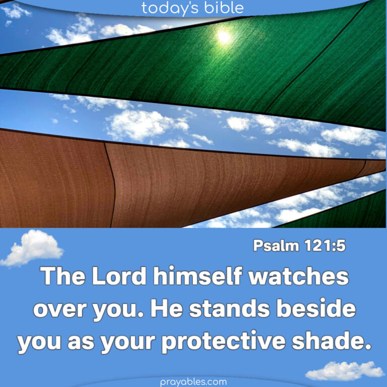 Bible: Psalm 121:5 - Prayables