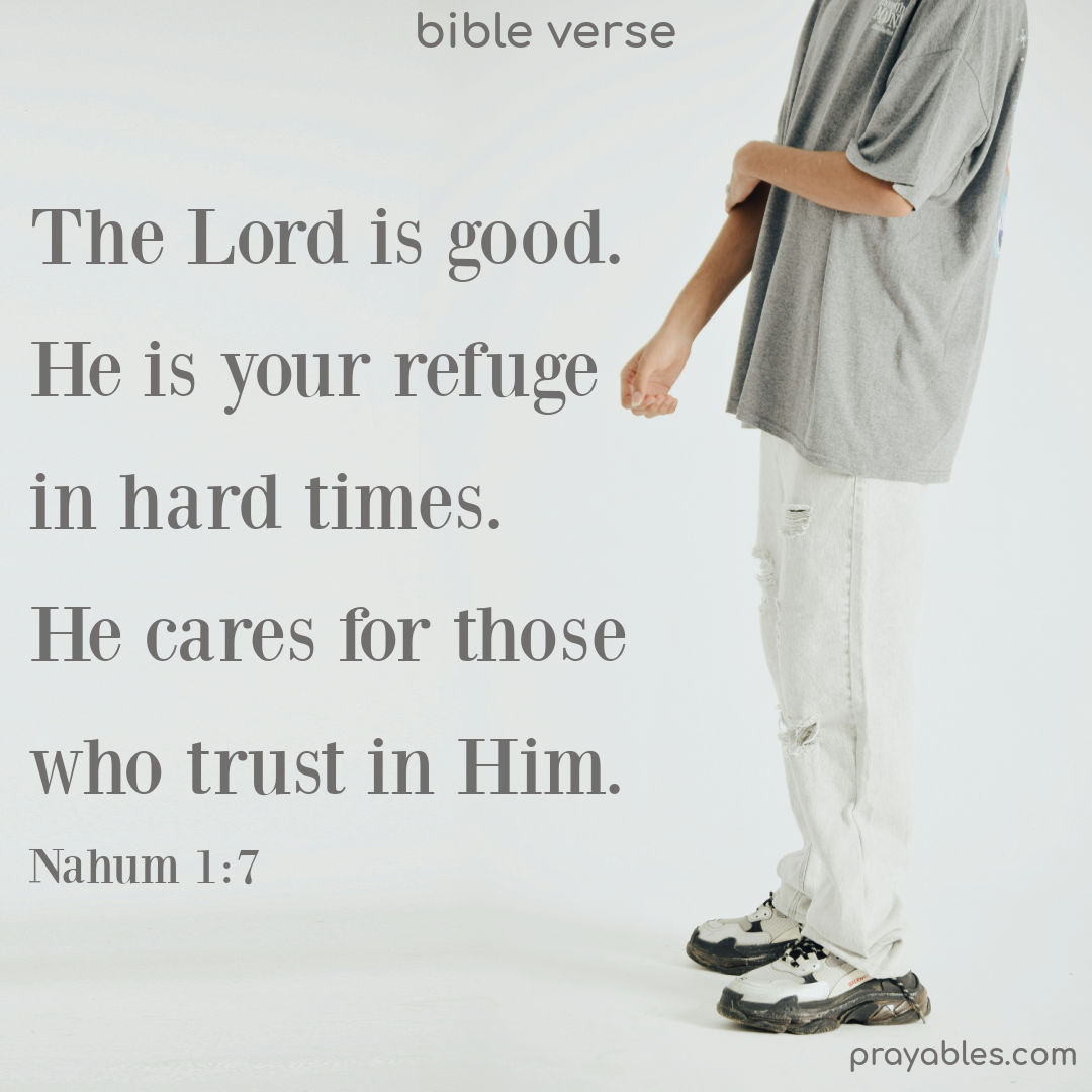 Nahum 1 7 Nahum 1 7 Bible Verse Wall Art Coffee Mug By Bible Verse