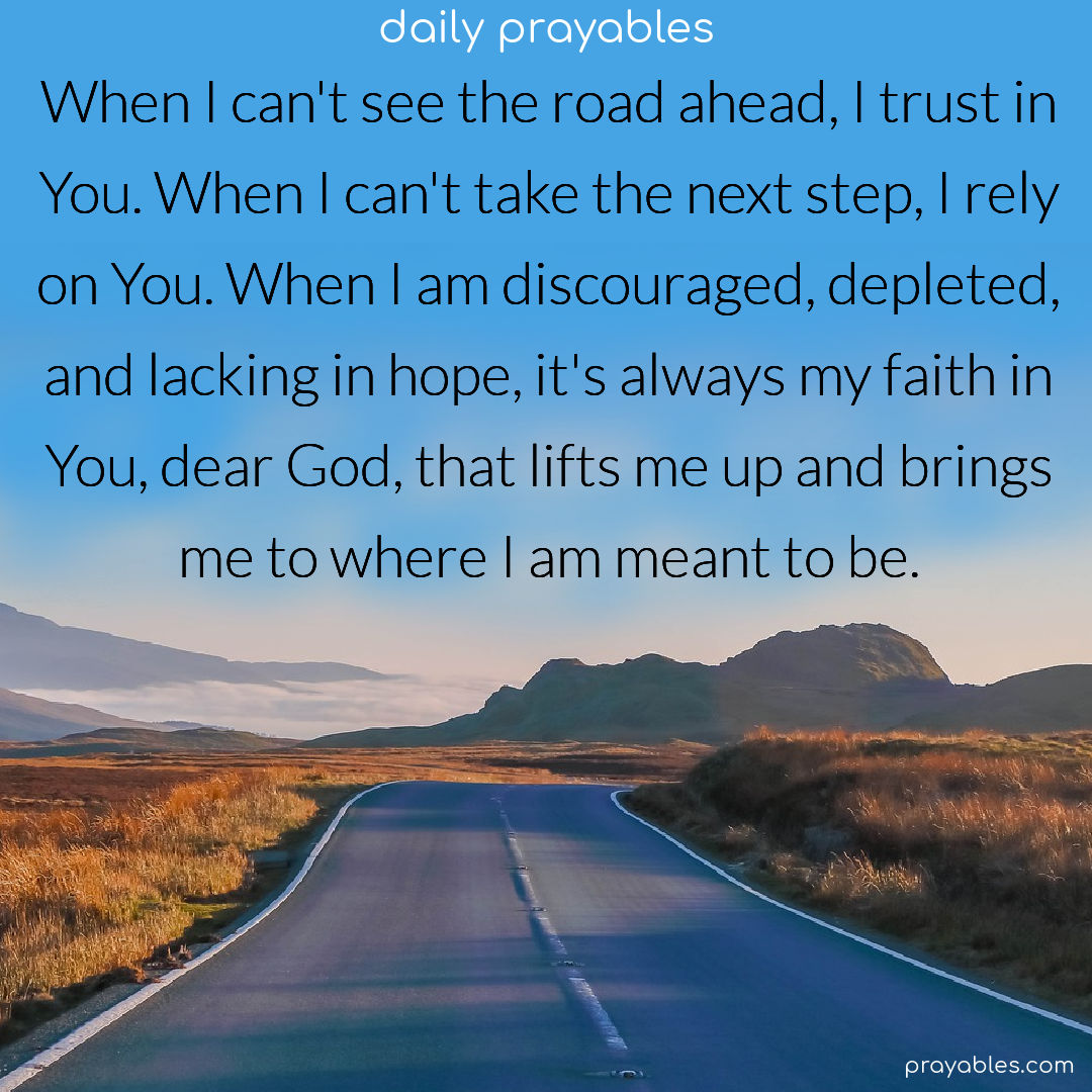 Prayer Road Ahead Prayables