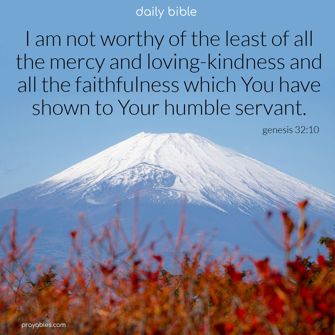 Bible: Genesis 32:10 - Prayables