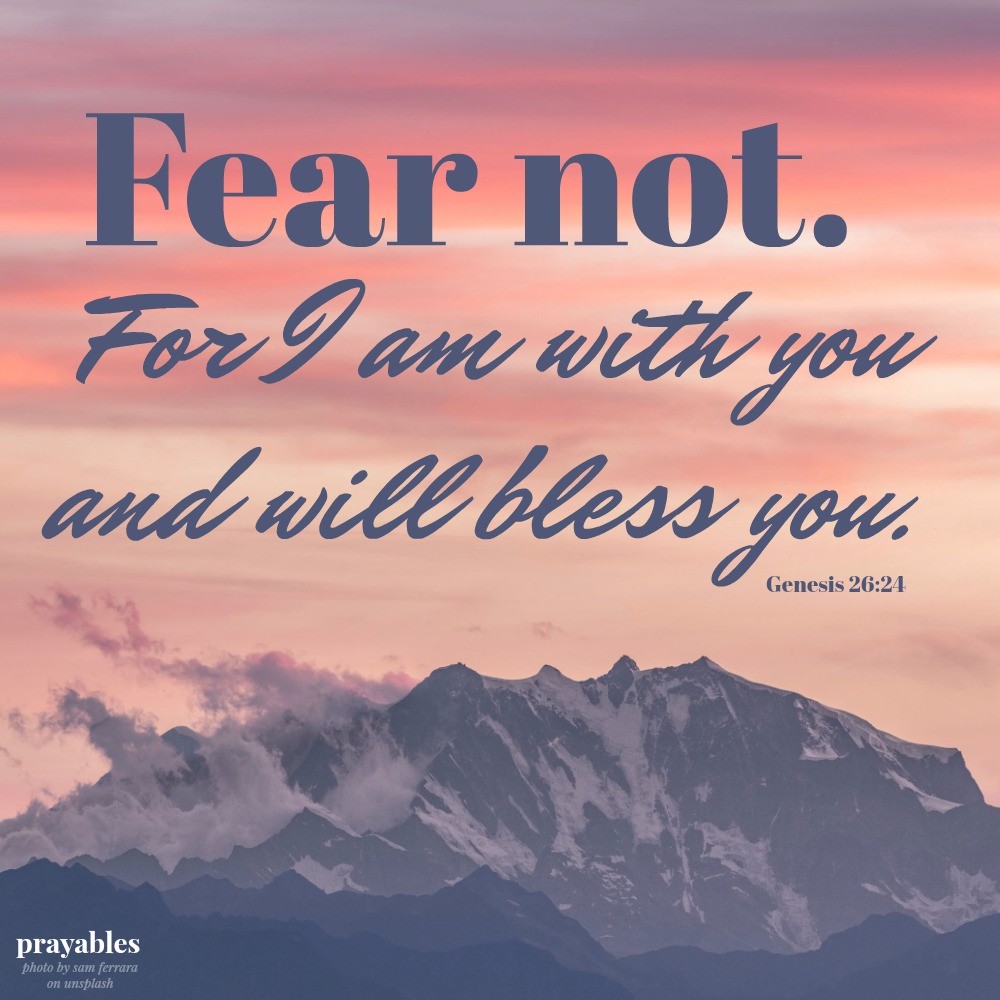 Bible Genesis 26 24 Prayables