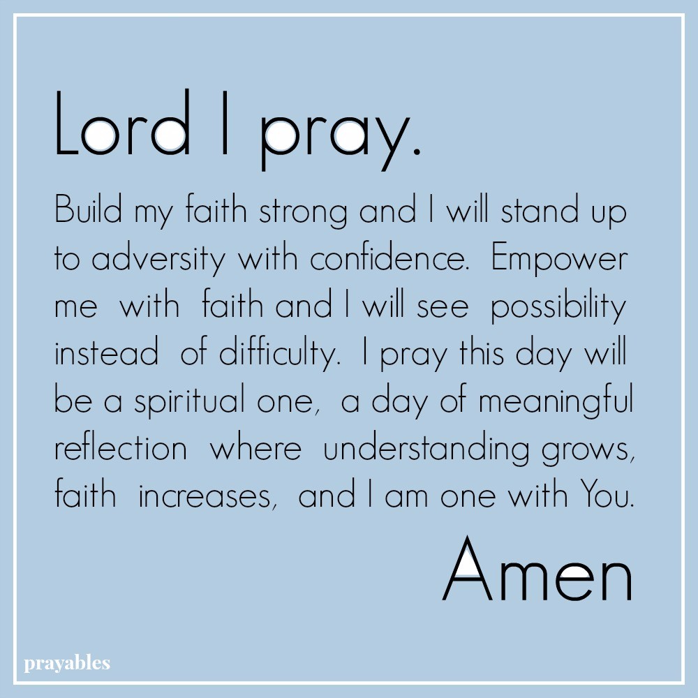 Prayer Faith Increases Prayables