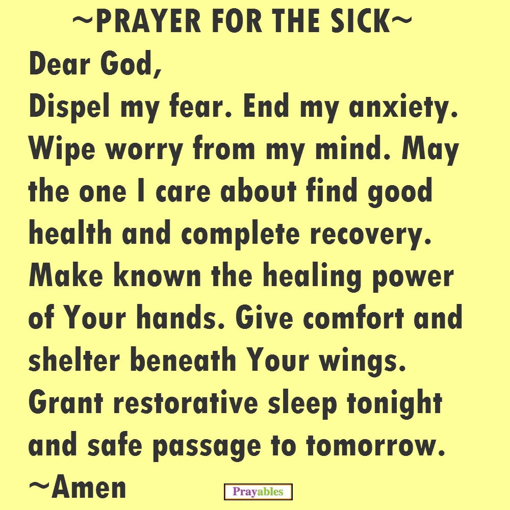 Prayers For Healing Of Mind Body And Soul Prayables