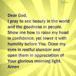 Daily Blessings Dear God