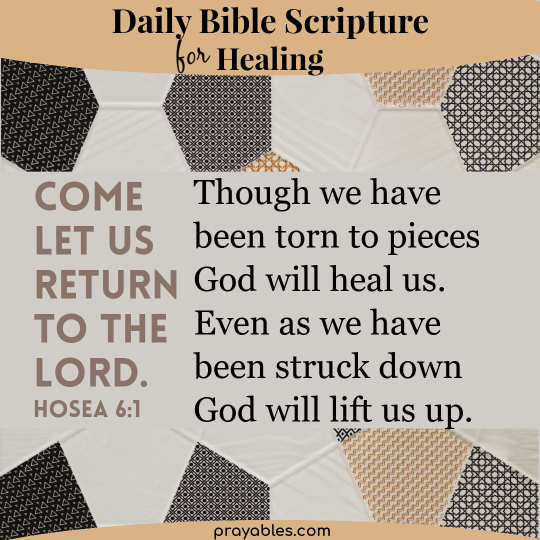 Bible Hosea 61 Prayables