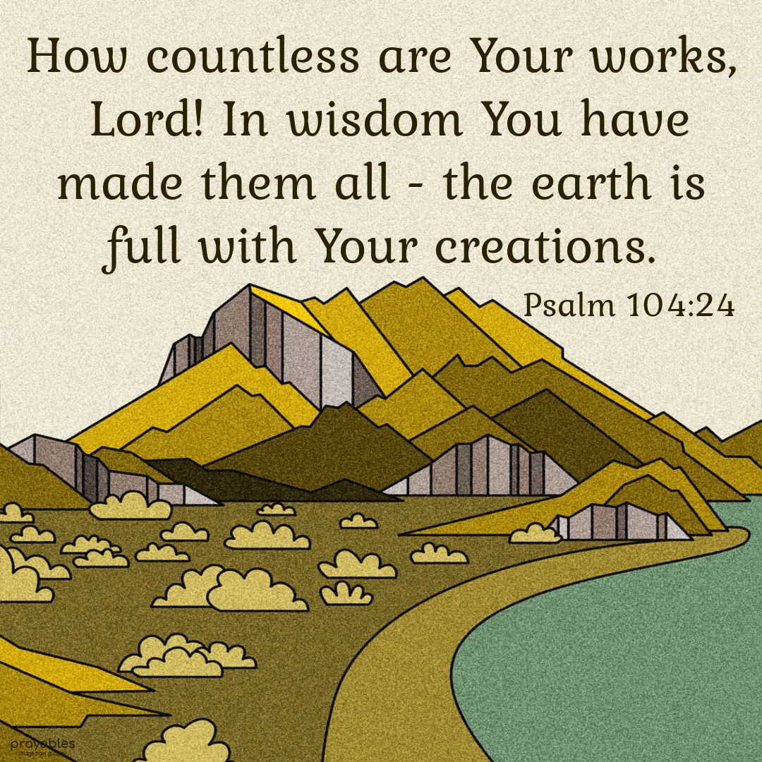 Bible Psalm 104 24 Prayables