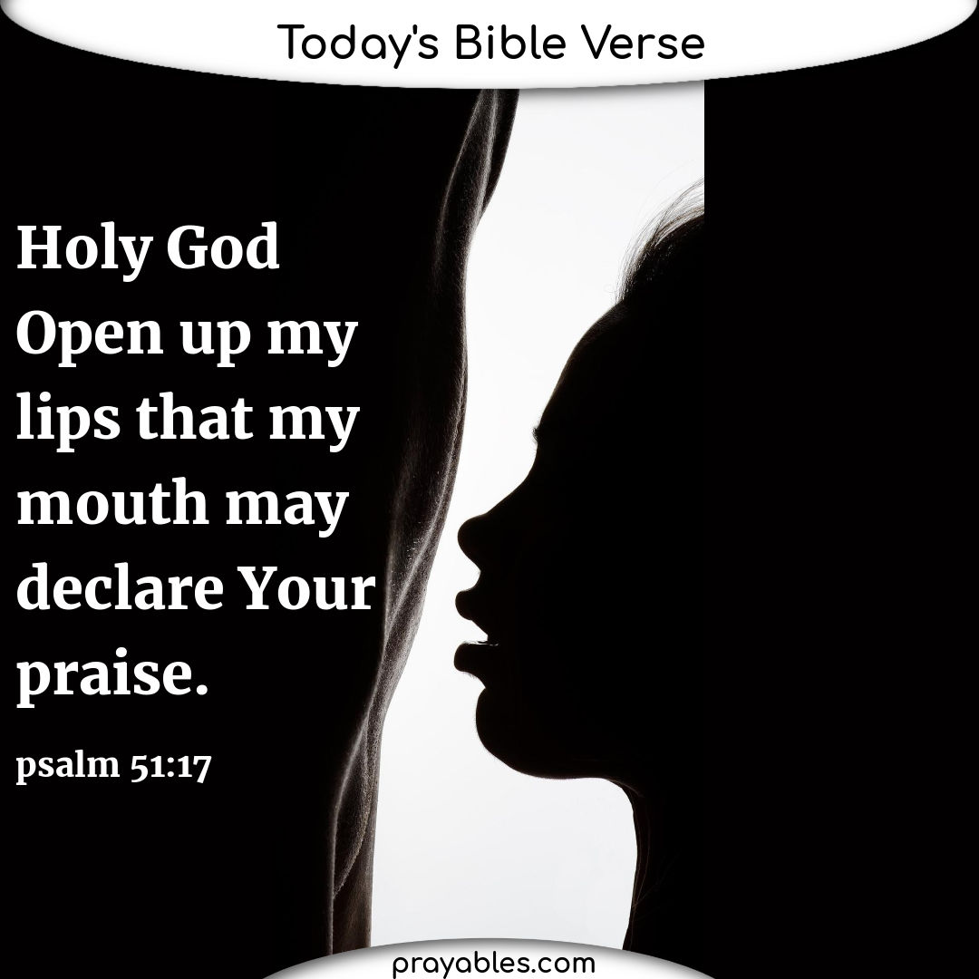 Bible Psalm 51 17 Prayables
