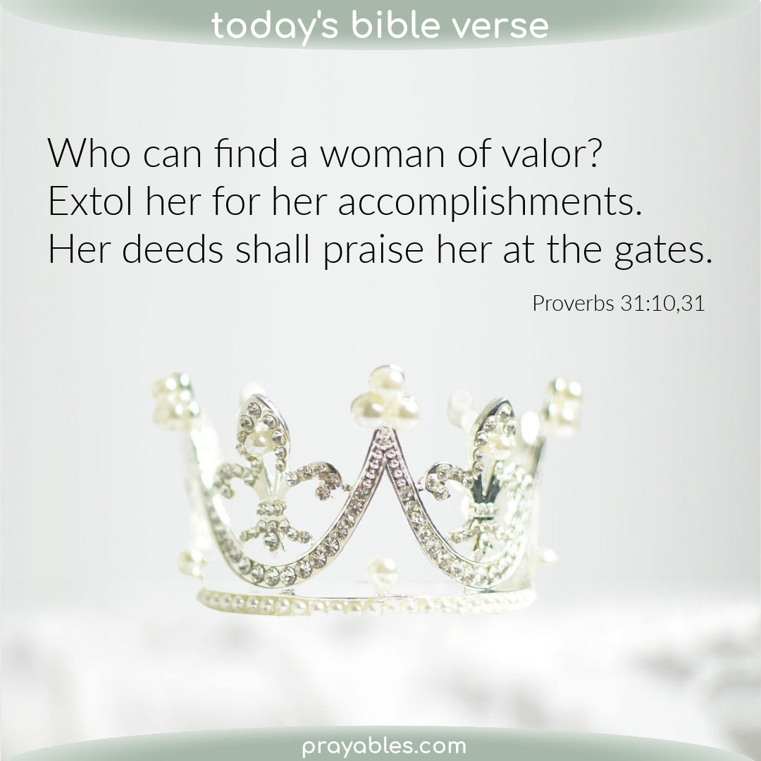 Bible Proverbs 31 10 31 Prayables