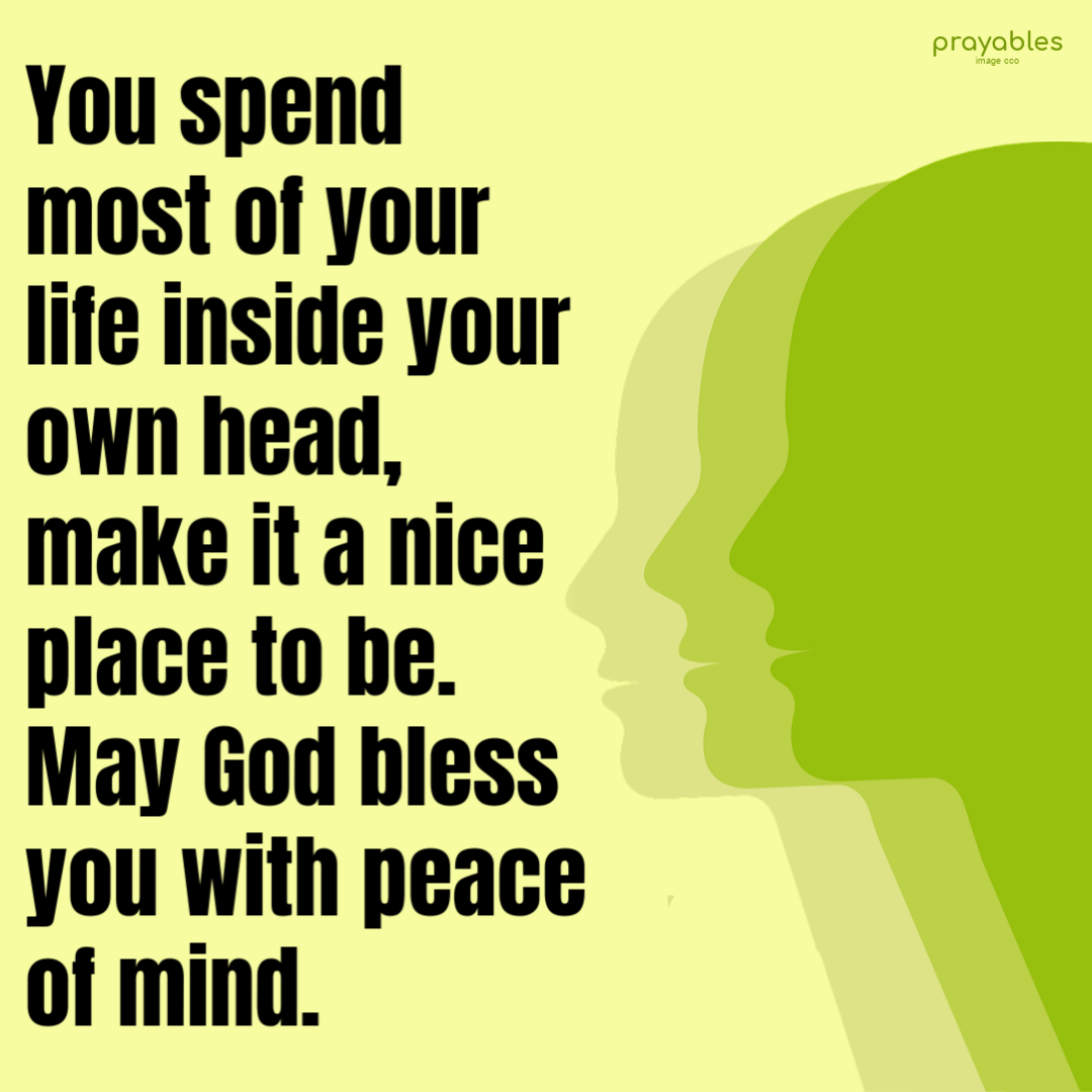 Blessing Inside Your Head Prayables