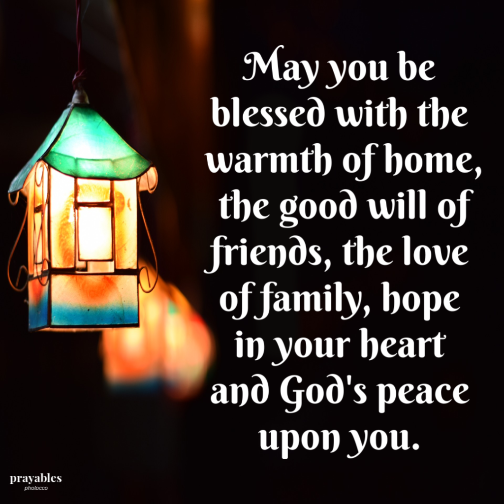 Blessing Peace Upon You Prayables