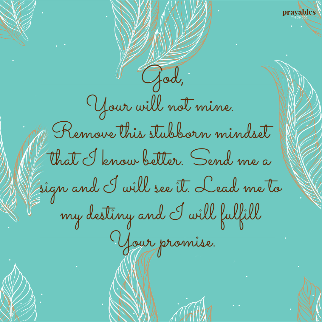 Prayer: God's Will - Prayables