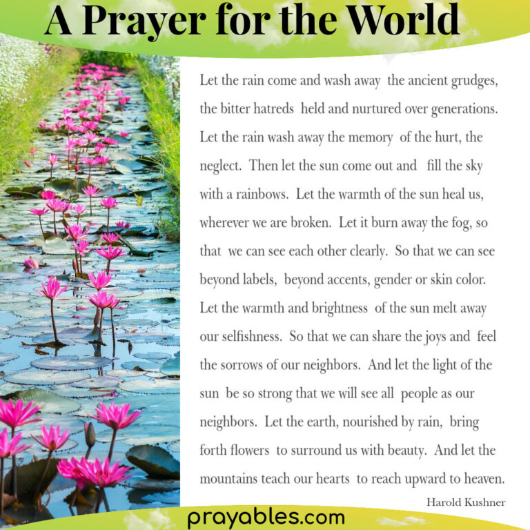 Prayer: A Prayer for the World - Prayables