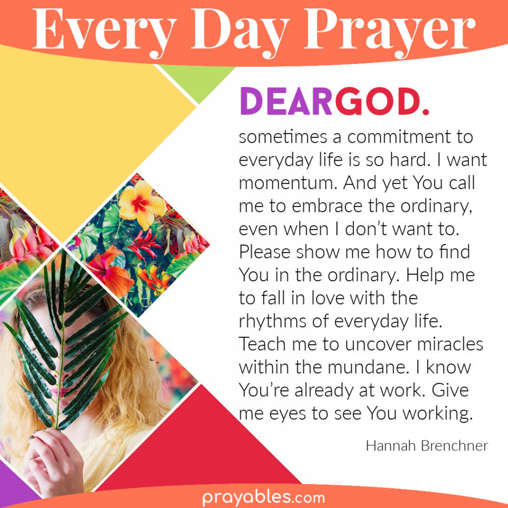 Prayer: Everyday Life - Prayables