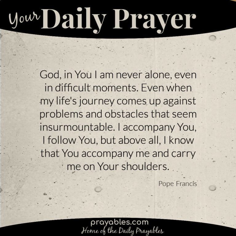 Prayer: God With You - Prayables