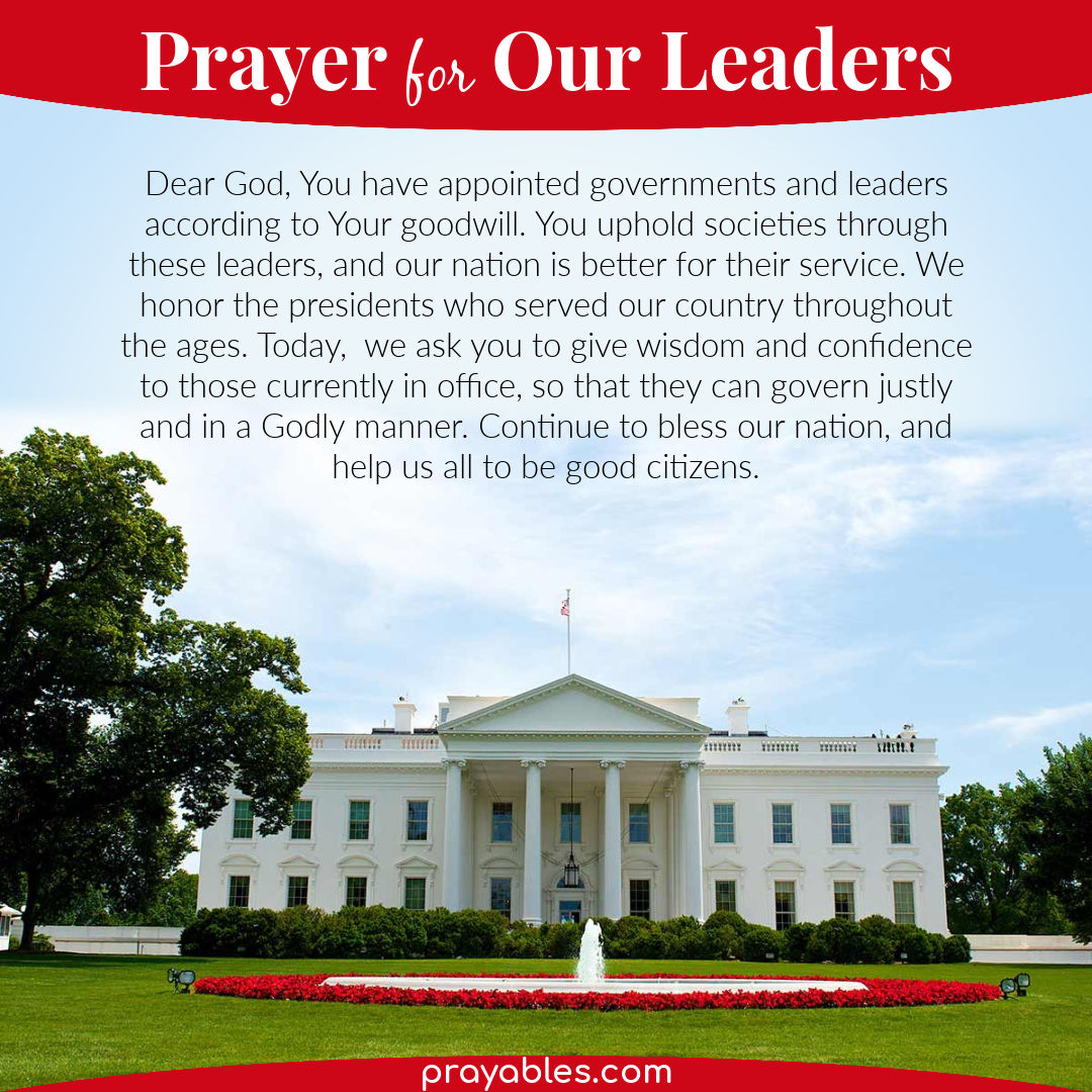 Prayer: President's Day - Prayables