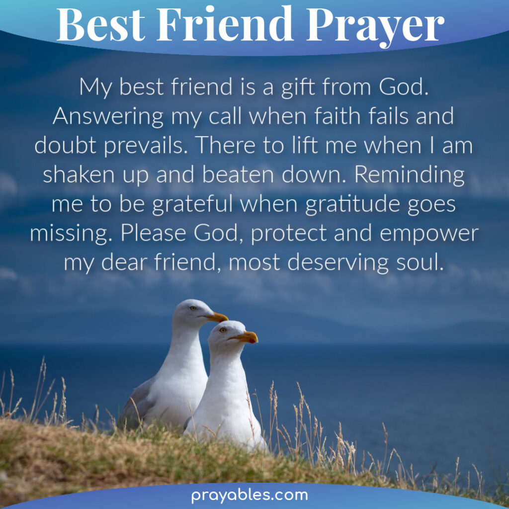 A Prayer for My Friend