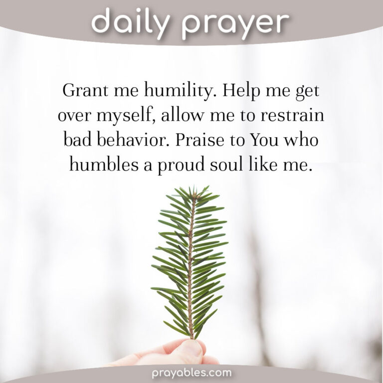 Prayer: Humility - Prayables