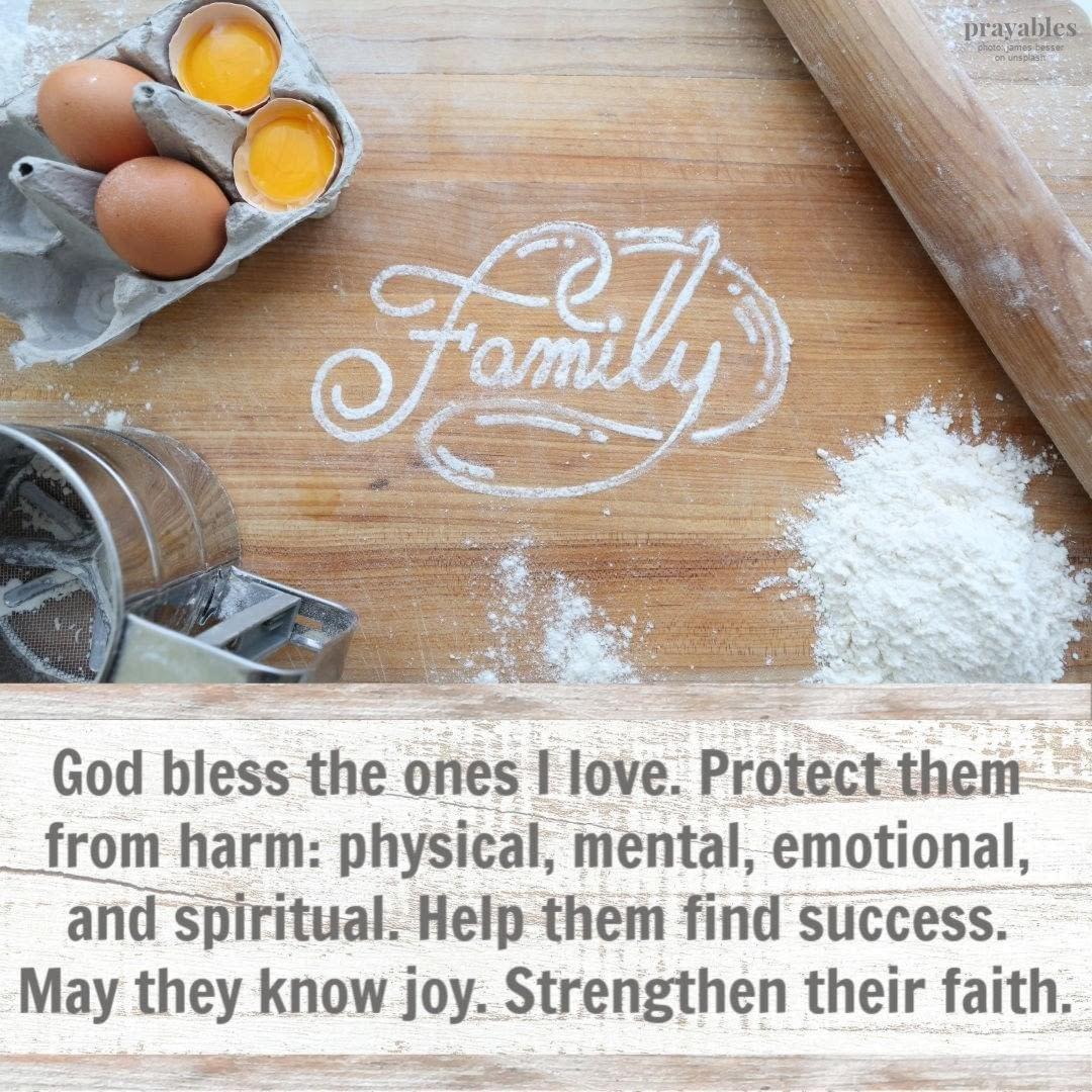 Prayer: Prayer for Family - Prayables