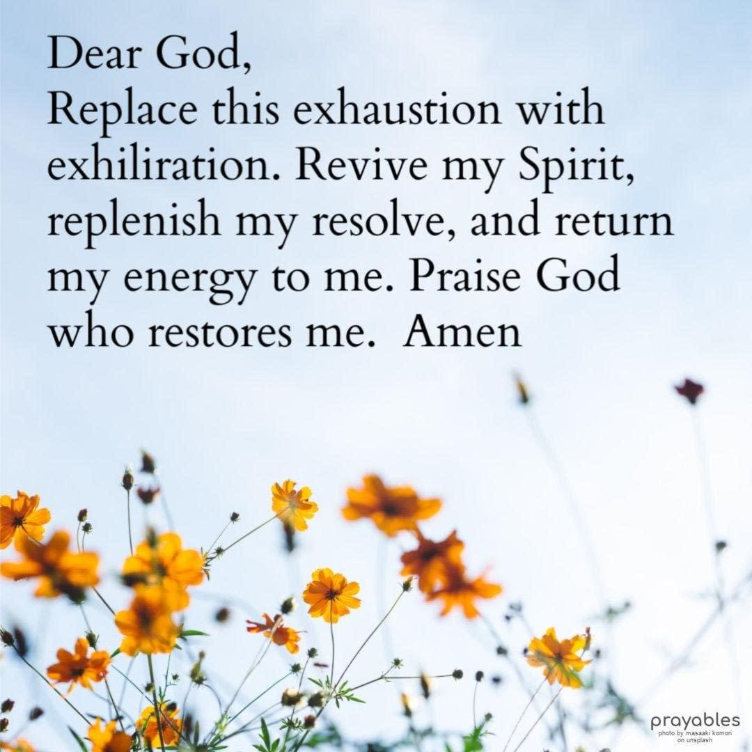Prayer Exhaustion Prayables