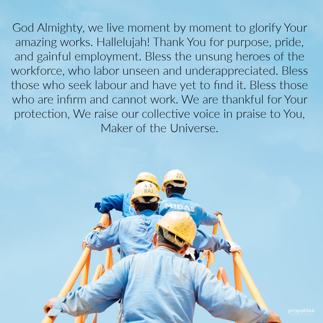 Prayer: Workers Prayer - Prayables