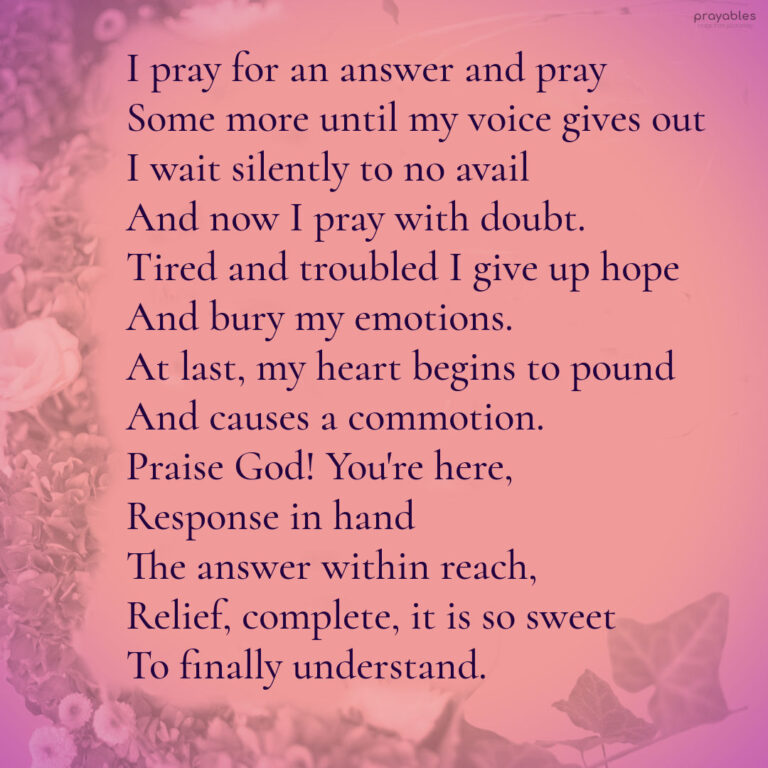 Prayer: An Answer - Prayables