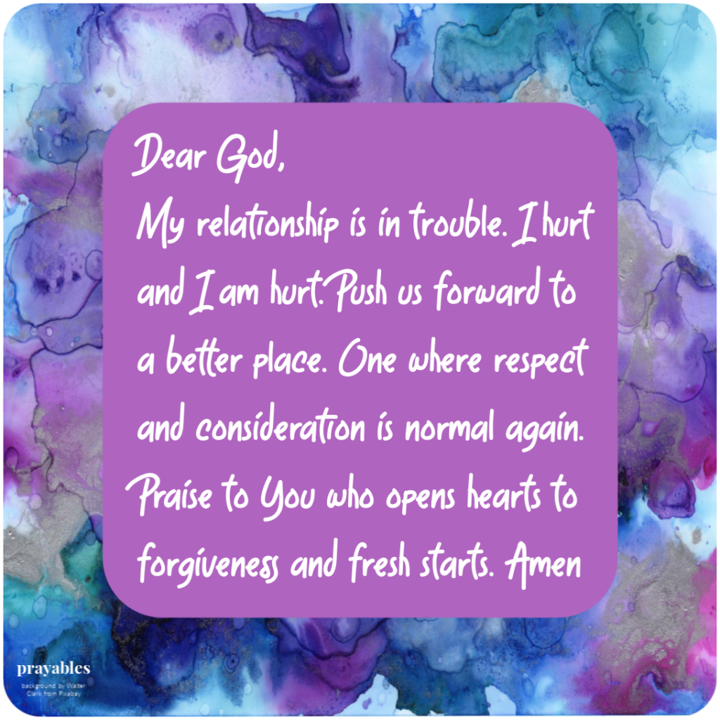 Prayer: Relationship Trouble - Prayables