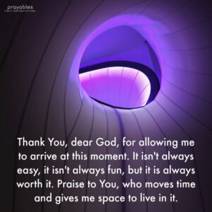 Prayer: Time and Space - Prayables