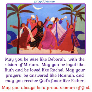 Prayer Woman of God  Prayables