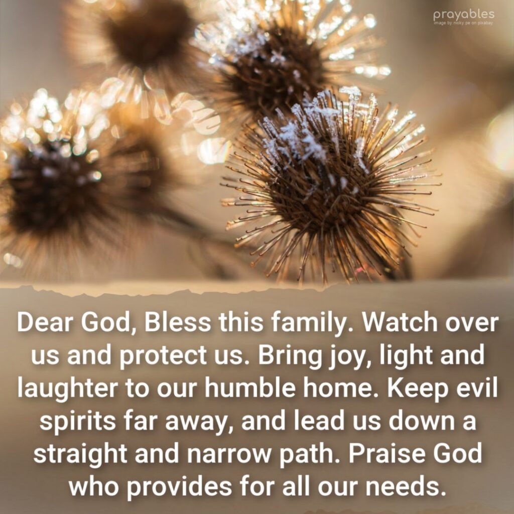 Prayer: Bless This Family - Prayables