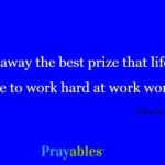 work quote daily blessing